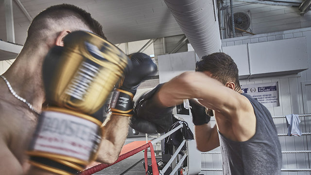 Training session de boxe thaï.