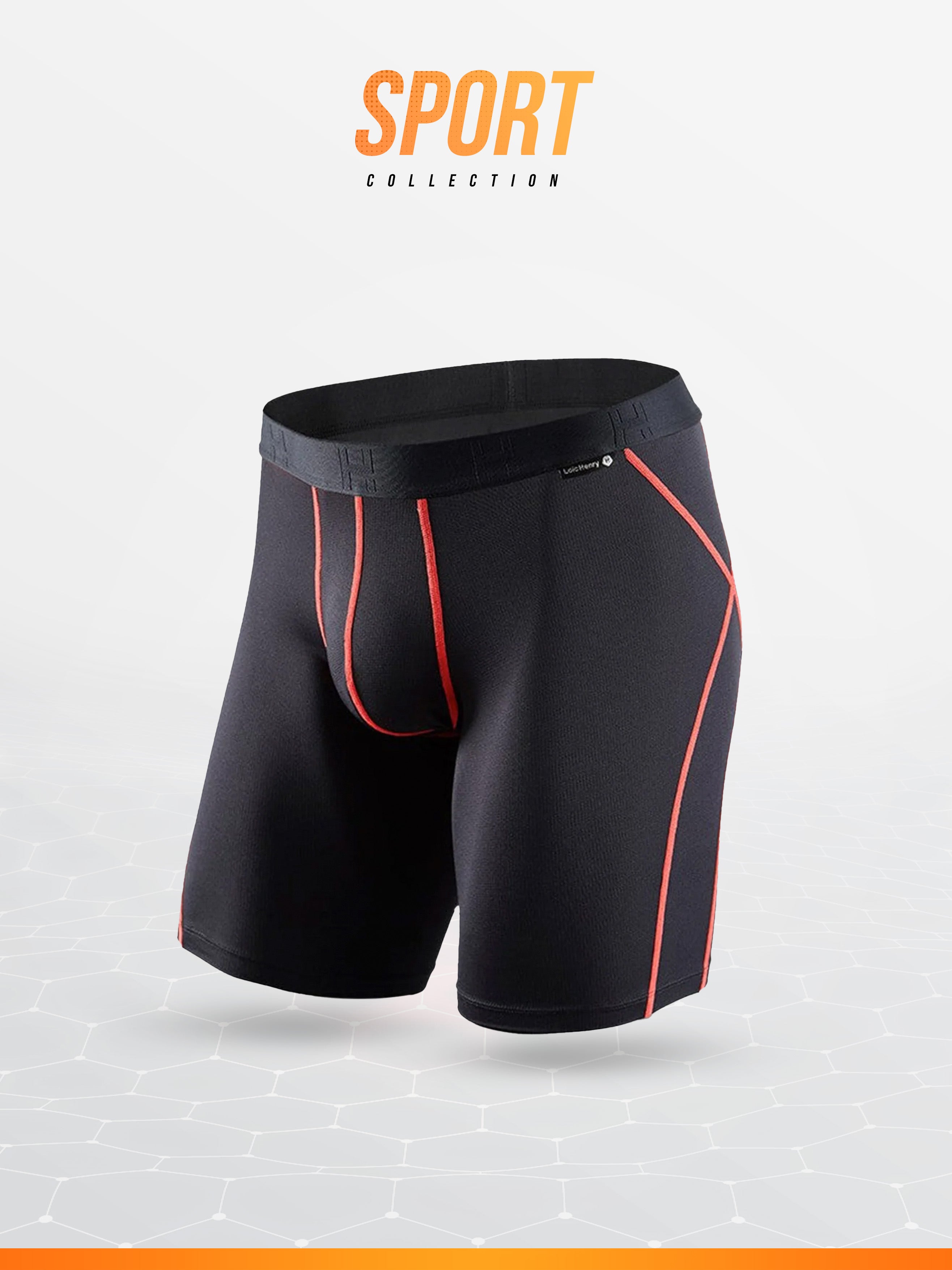 SPORT BLACK AND RED LINES LONG LEGS