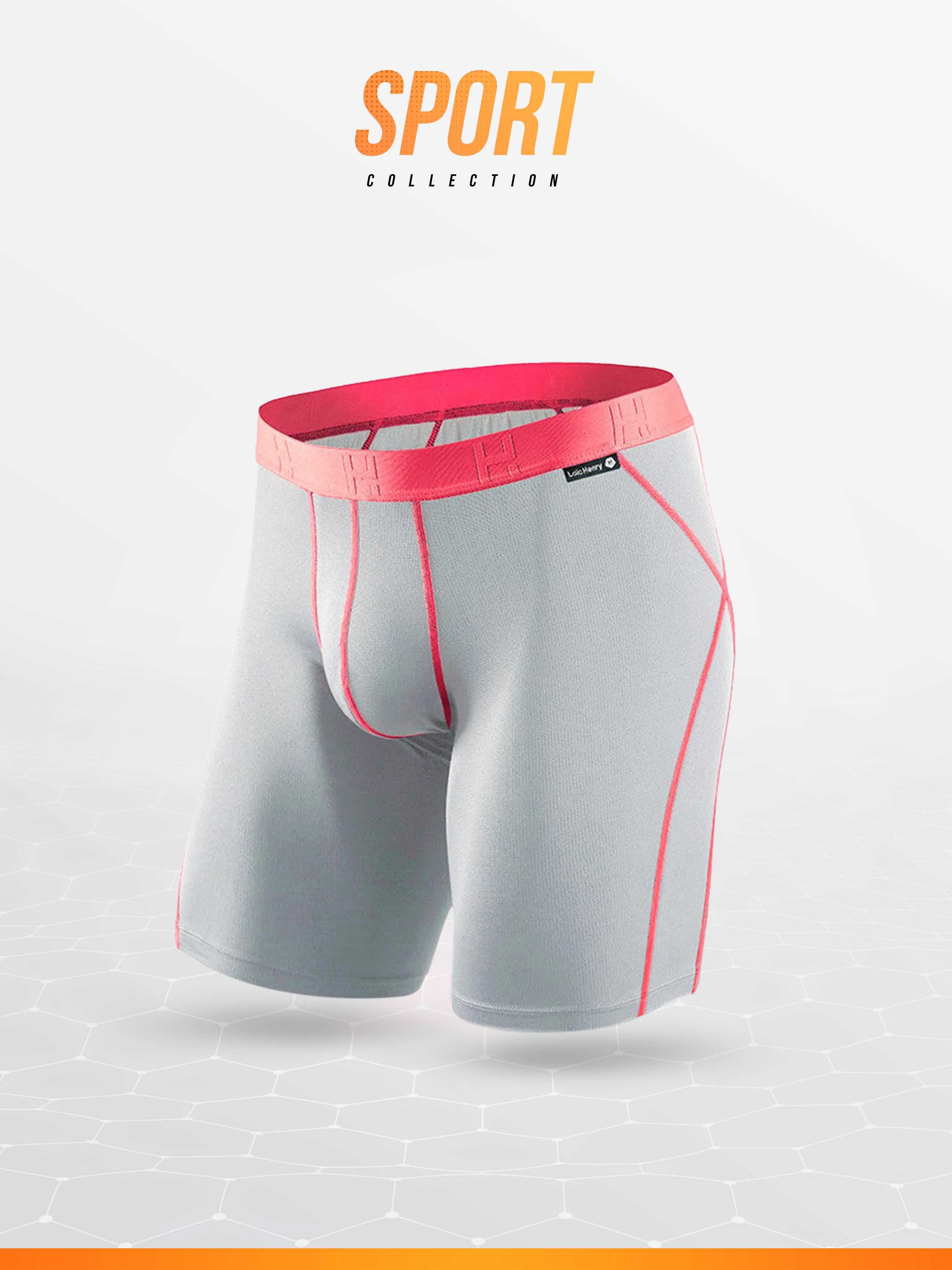 SPORT LIGHT GRAY RED LONG LEGS