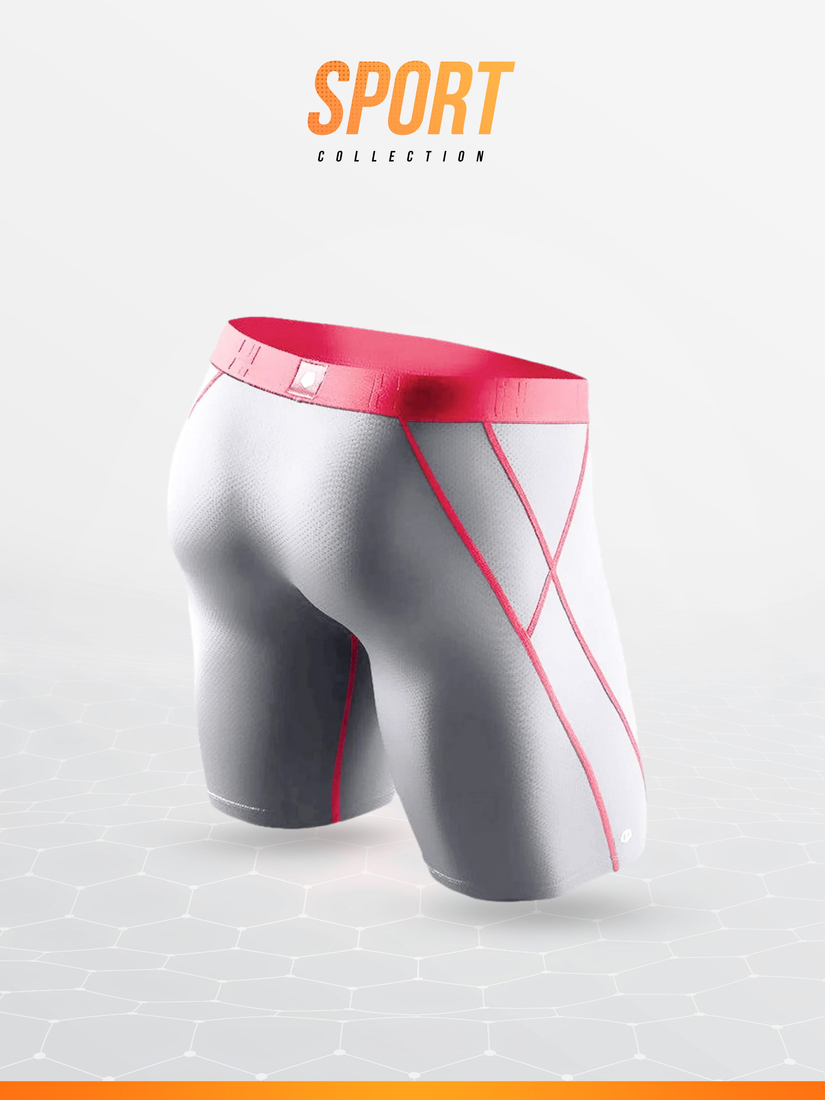 SPORT LIGHT GRAY RED LONG LEGS