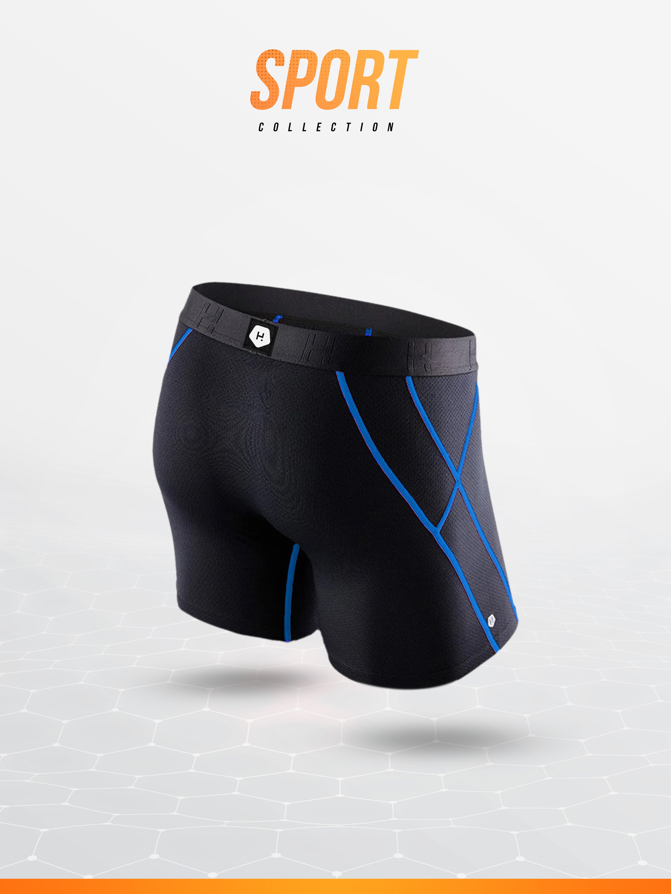 SPORT BLACK AND BLUE LINES
