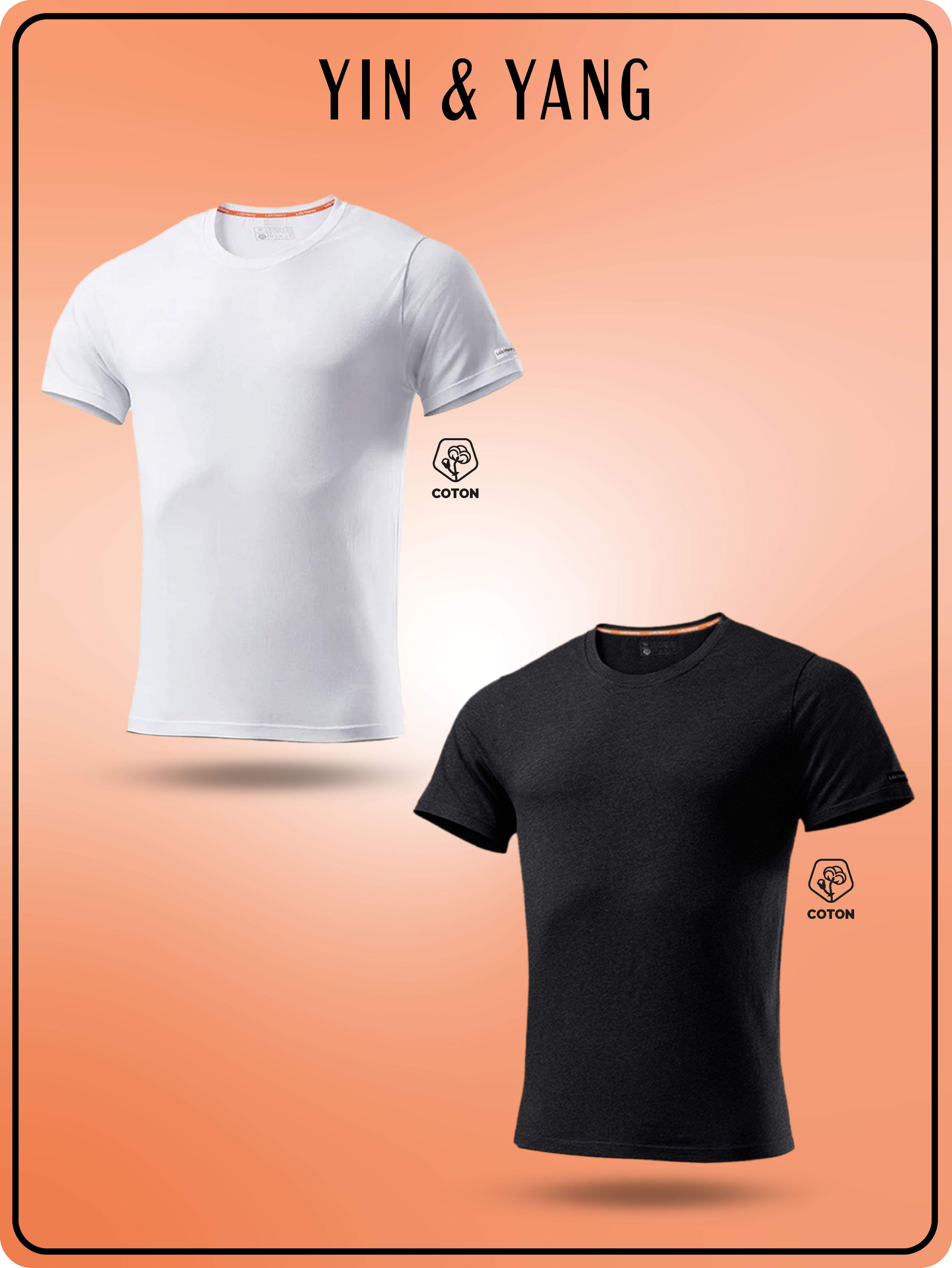 YIN & YANG T-shirt duo