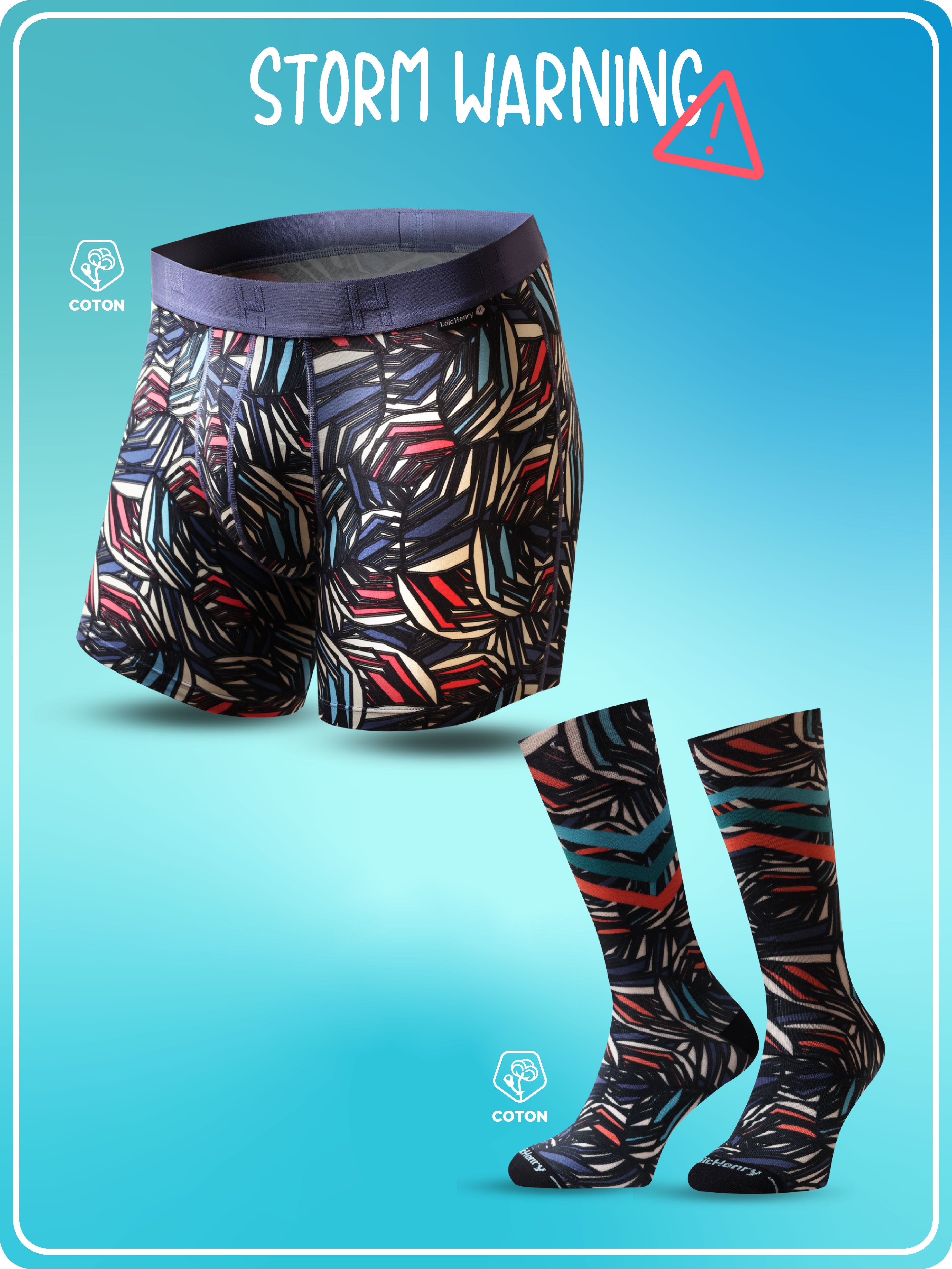 Duo Boxer & Chaussettes Hurricane