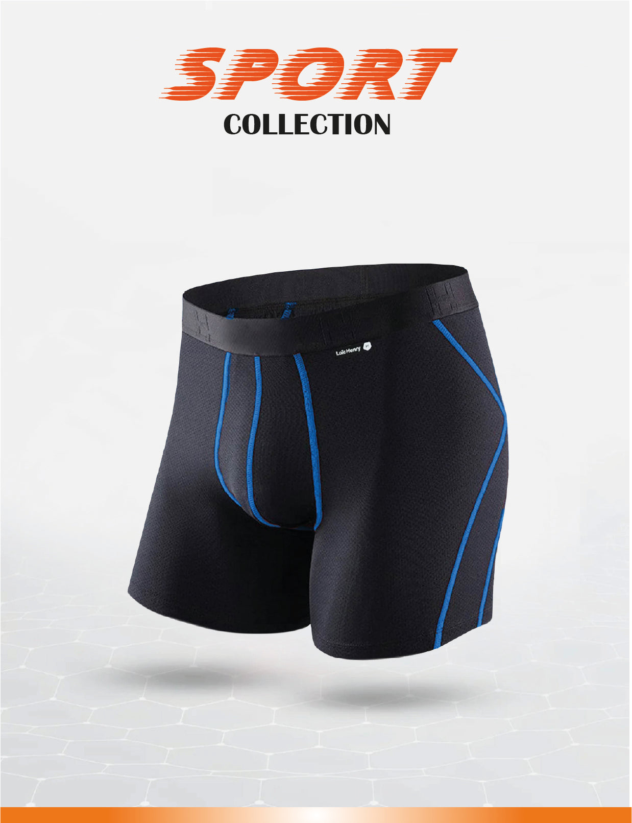 SPORT BLACK AND BLUE LINES