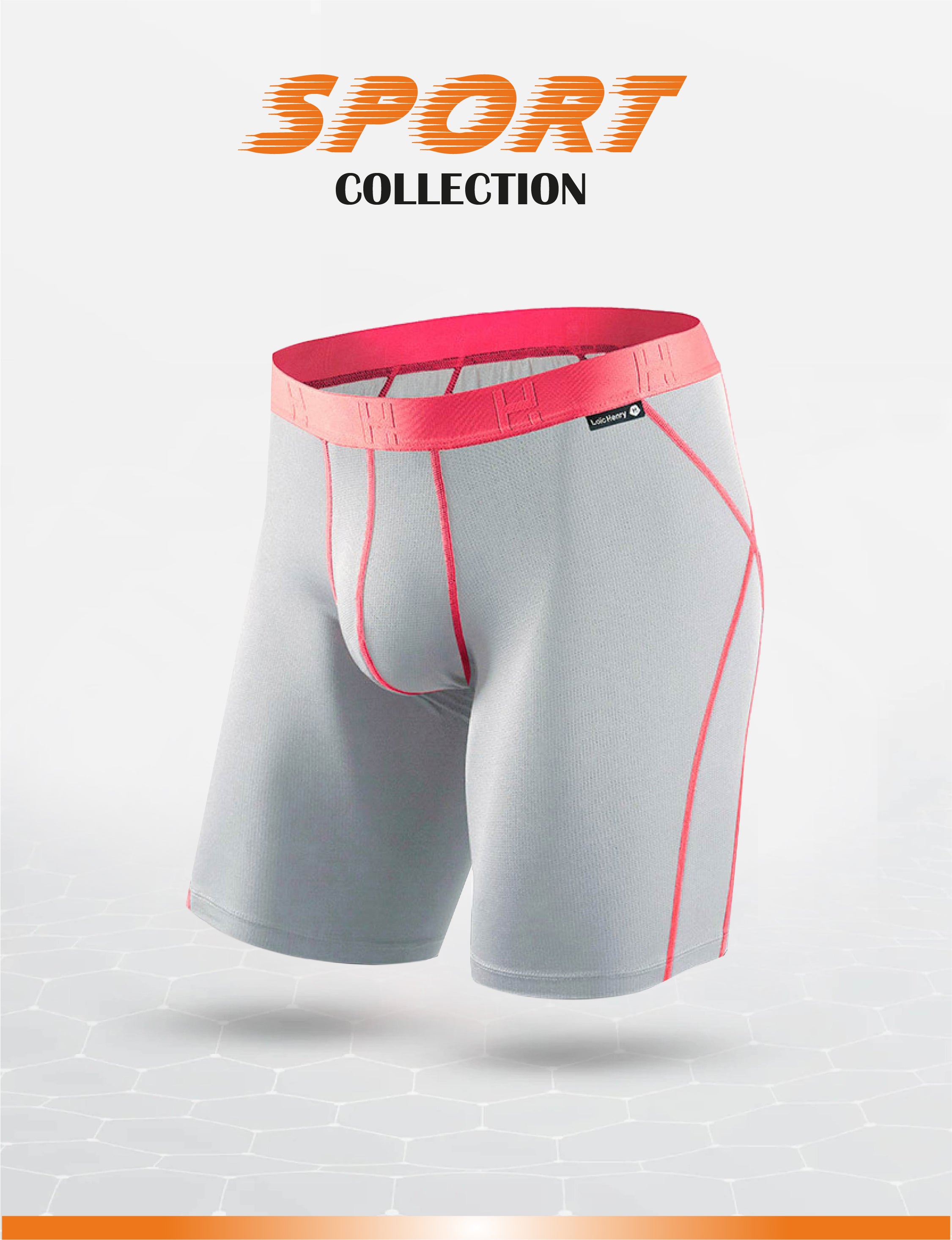 SPORT LIGHT GREY WITH RED LONG LEGS