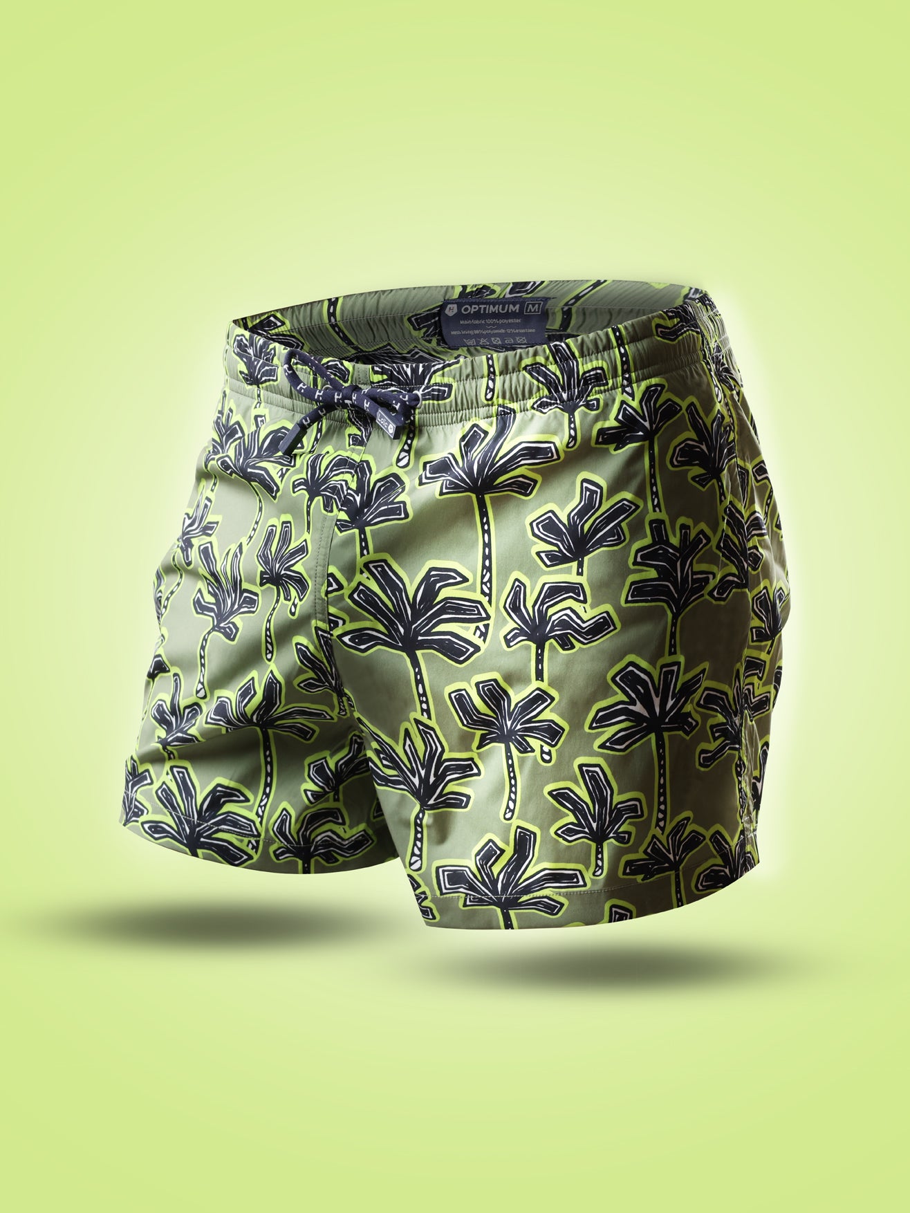 Short de bain Court Kaki Palm