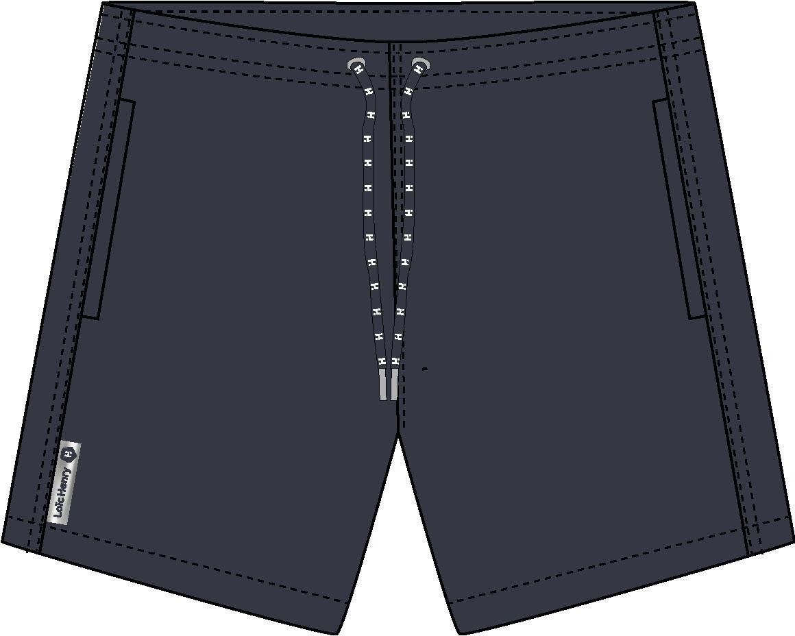 Short de bain Long Extensible Navy