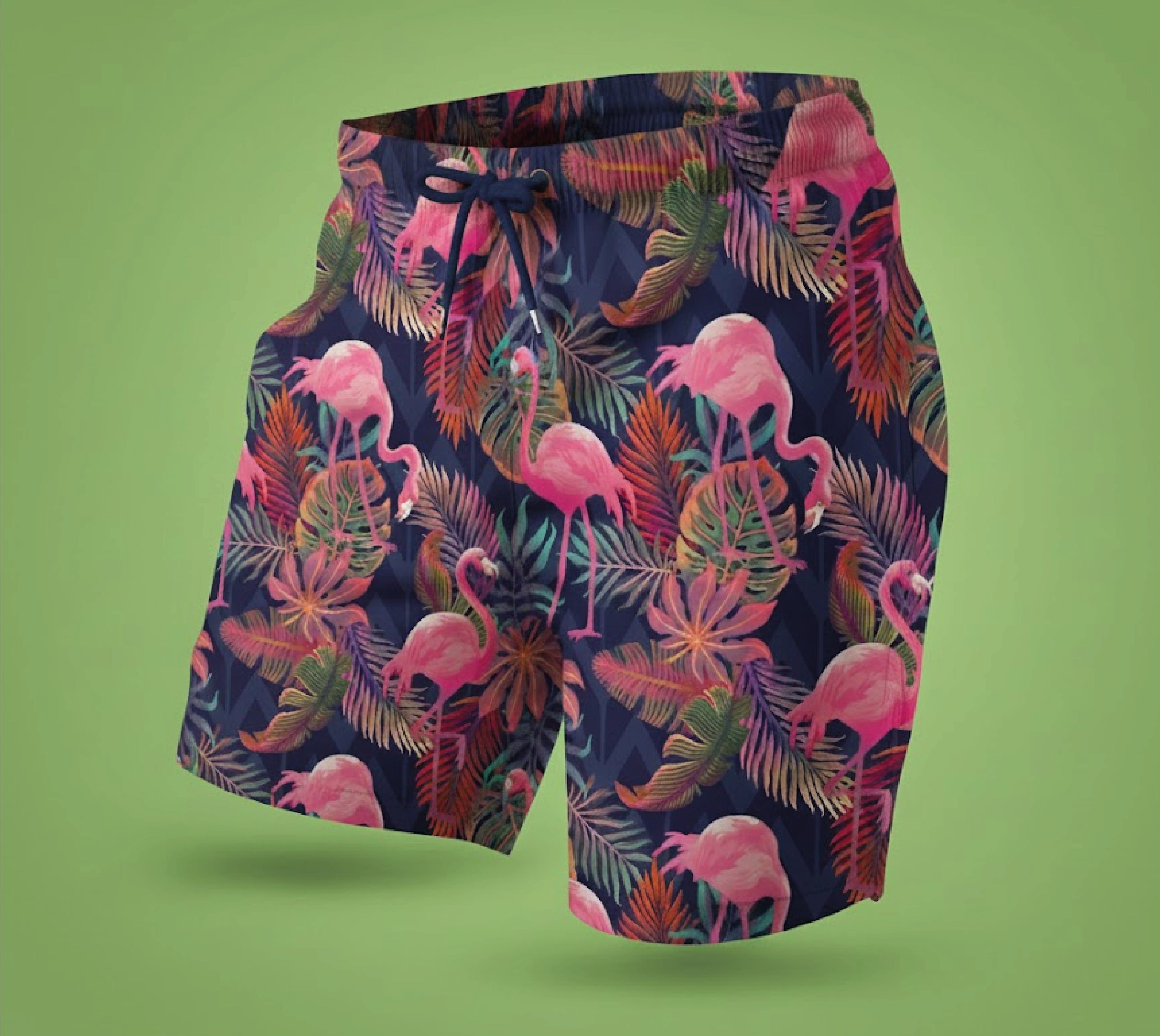 Short de bain Long Extensible Exotic