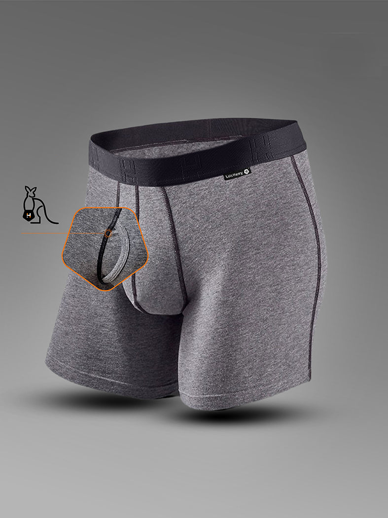 SIDERAL GREY Kangaroo bag
