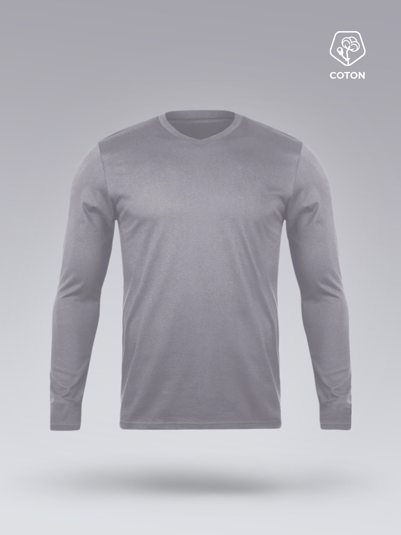 HEATHER GRAY LONG SLEEVES