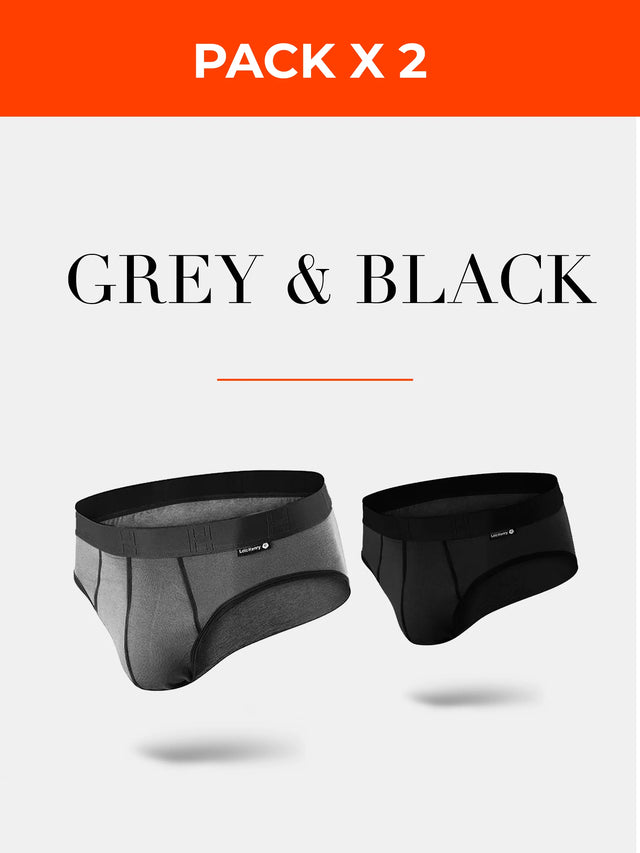 PACK GREY & BLACK X2