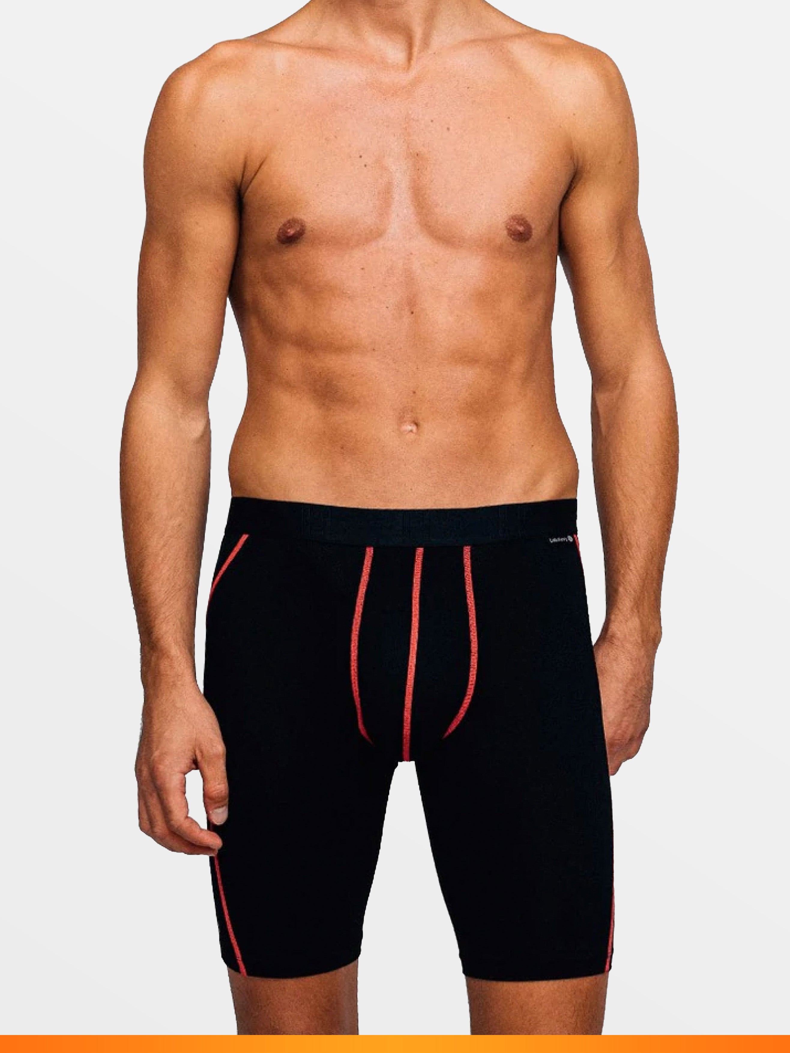 SPORT BLACK AND ORANGE LINES LONG LEGS