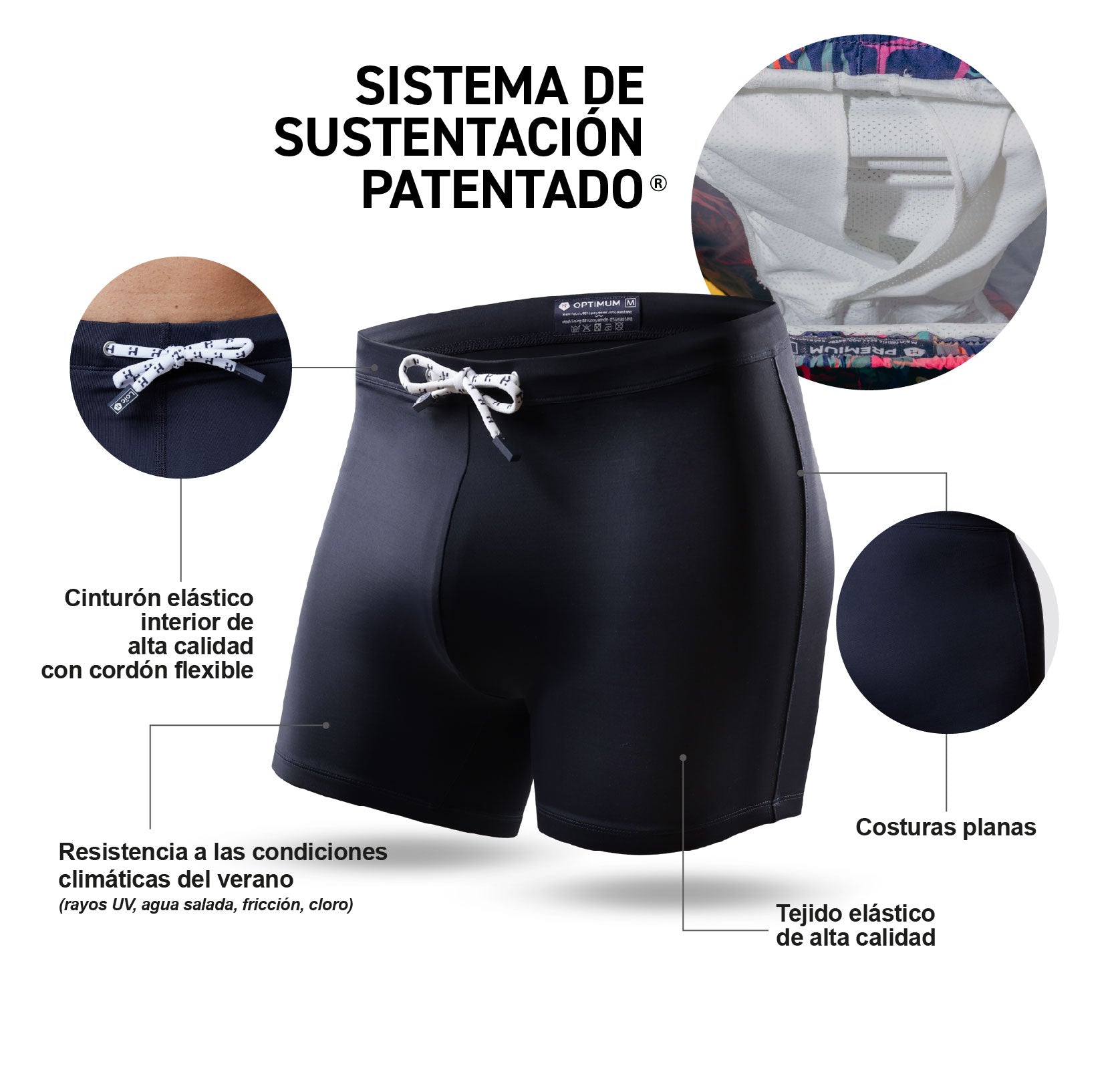 Bóxer de baño navy