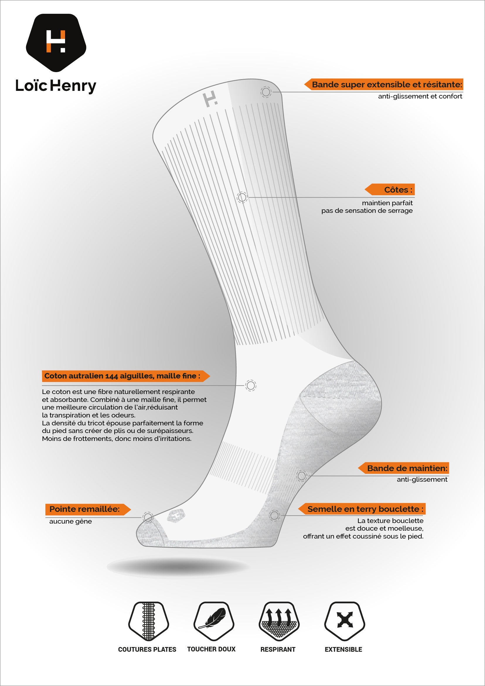 WHITE SPORT SOCKS