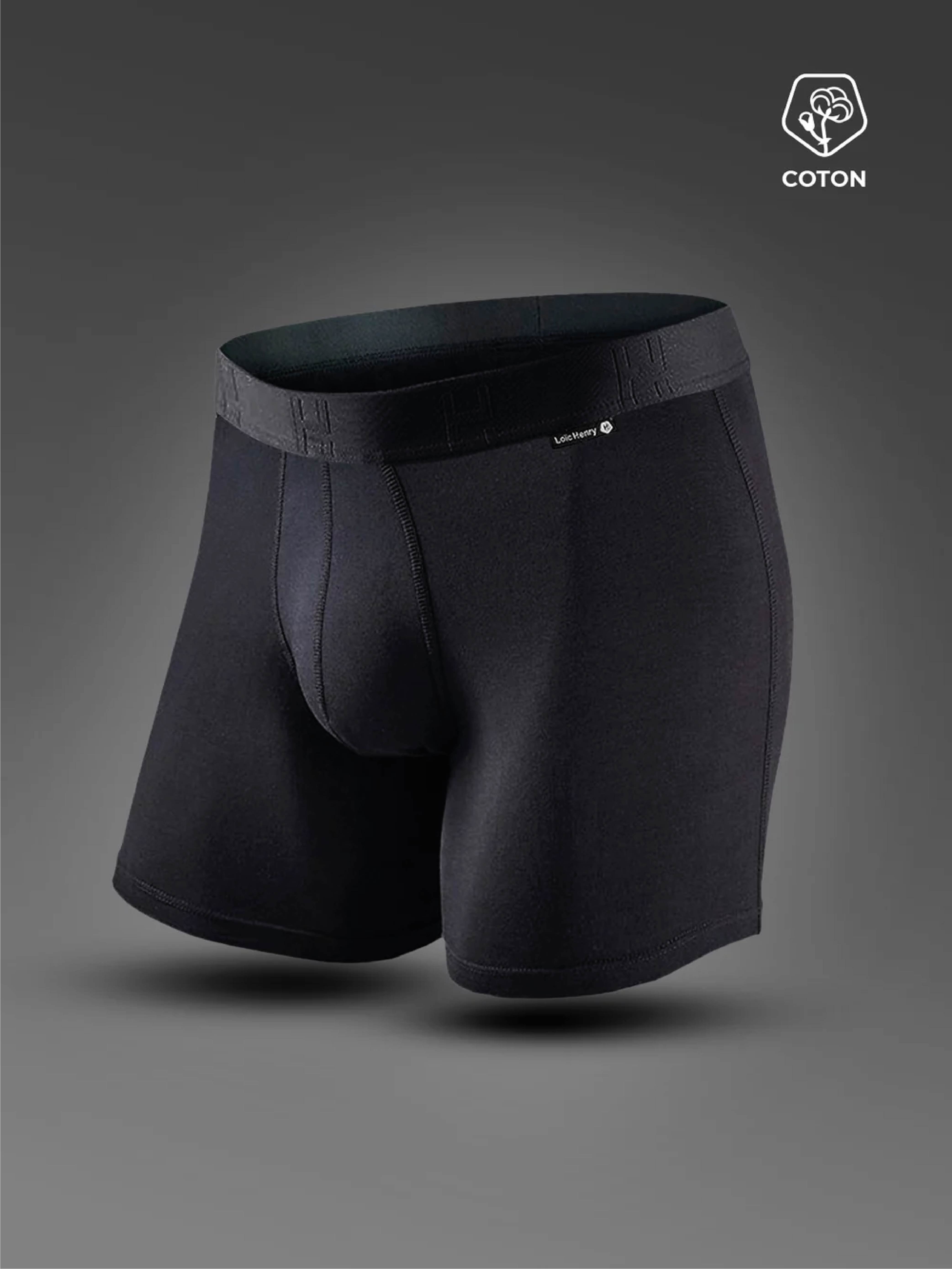 1 Boxer Noir uni + 1 Boxer microfibre SAKURA