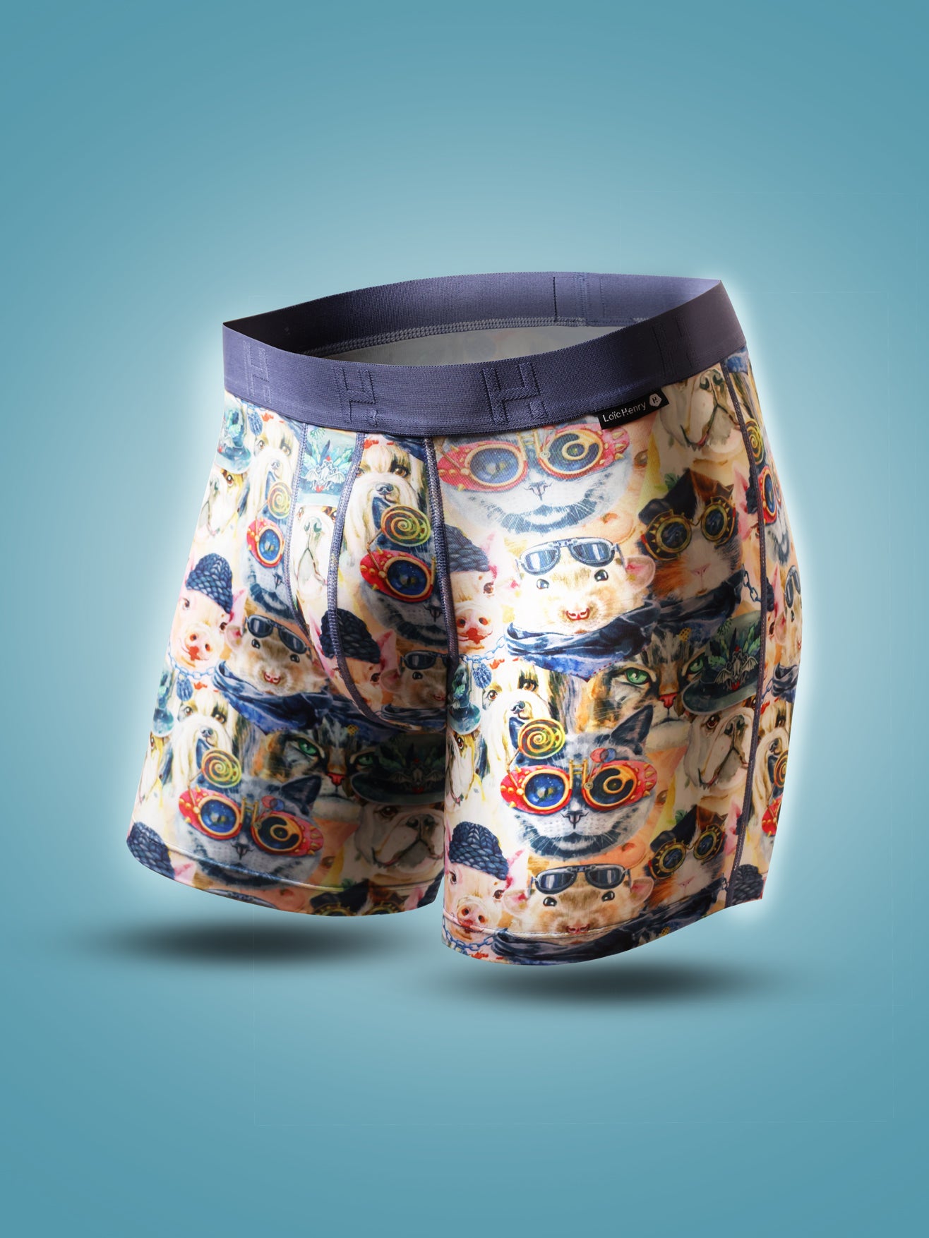 Duo Boxer & Chaussettes Animals