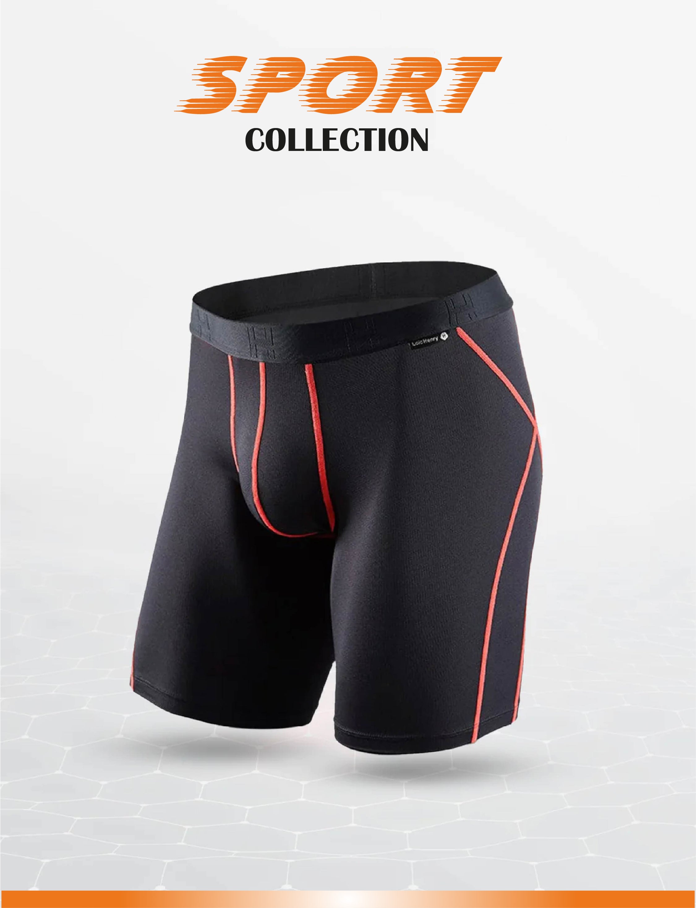 SPORT BLACK AND RED LINES LONG LEGS