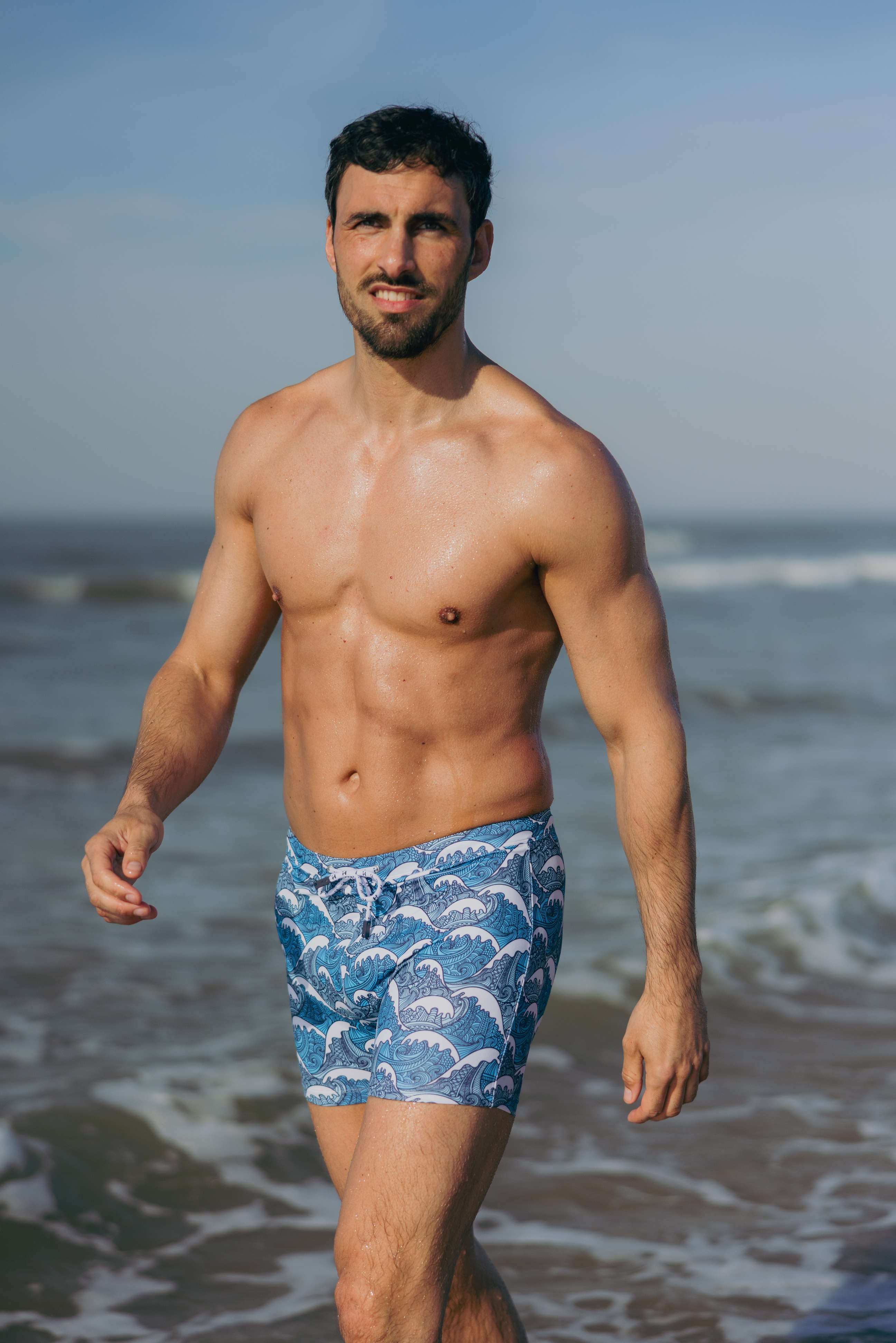 Boxer de bain Blue Waves