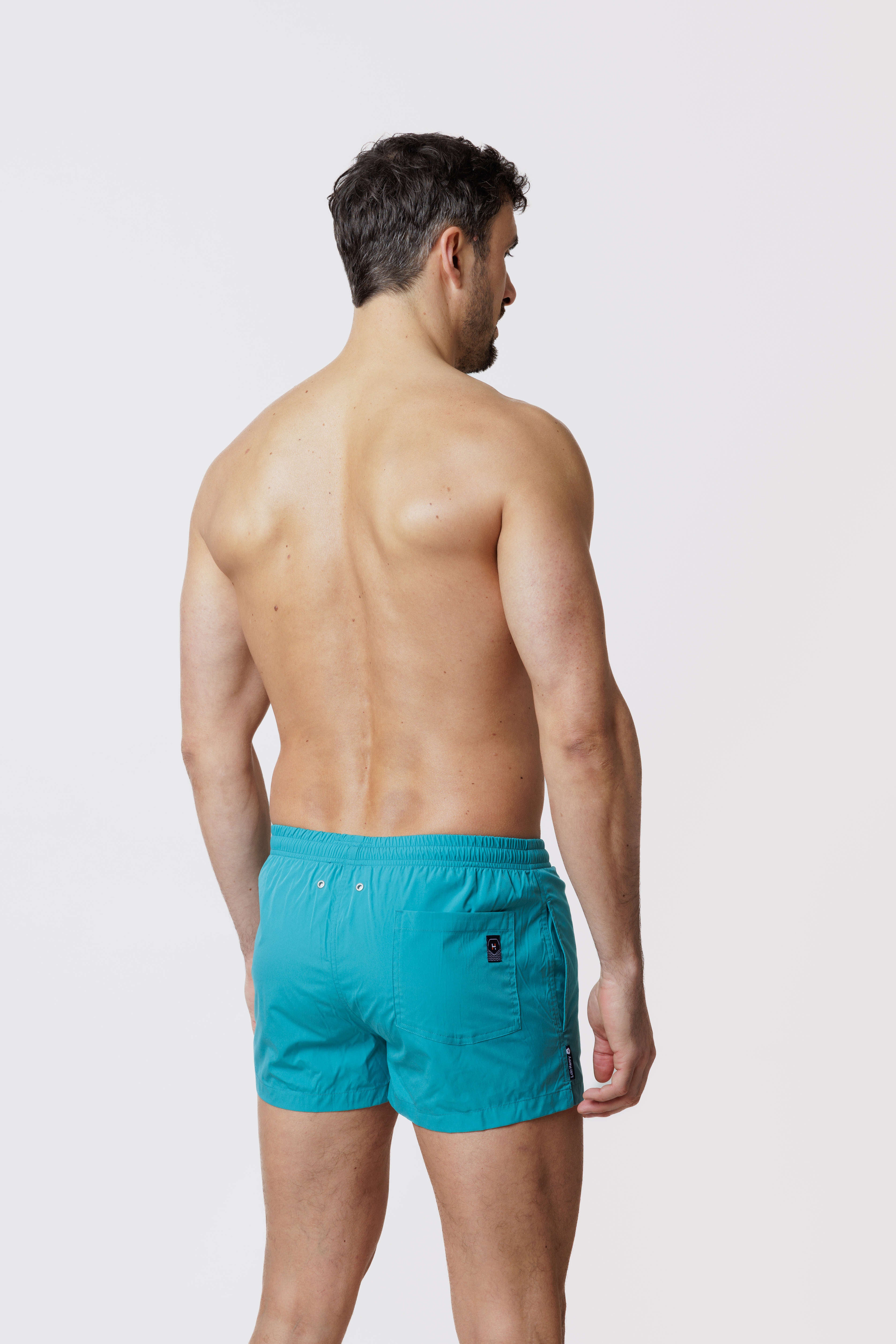 Short de bain Court Turquoise