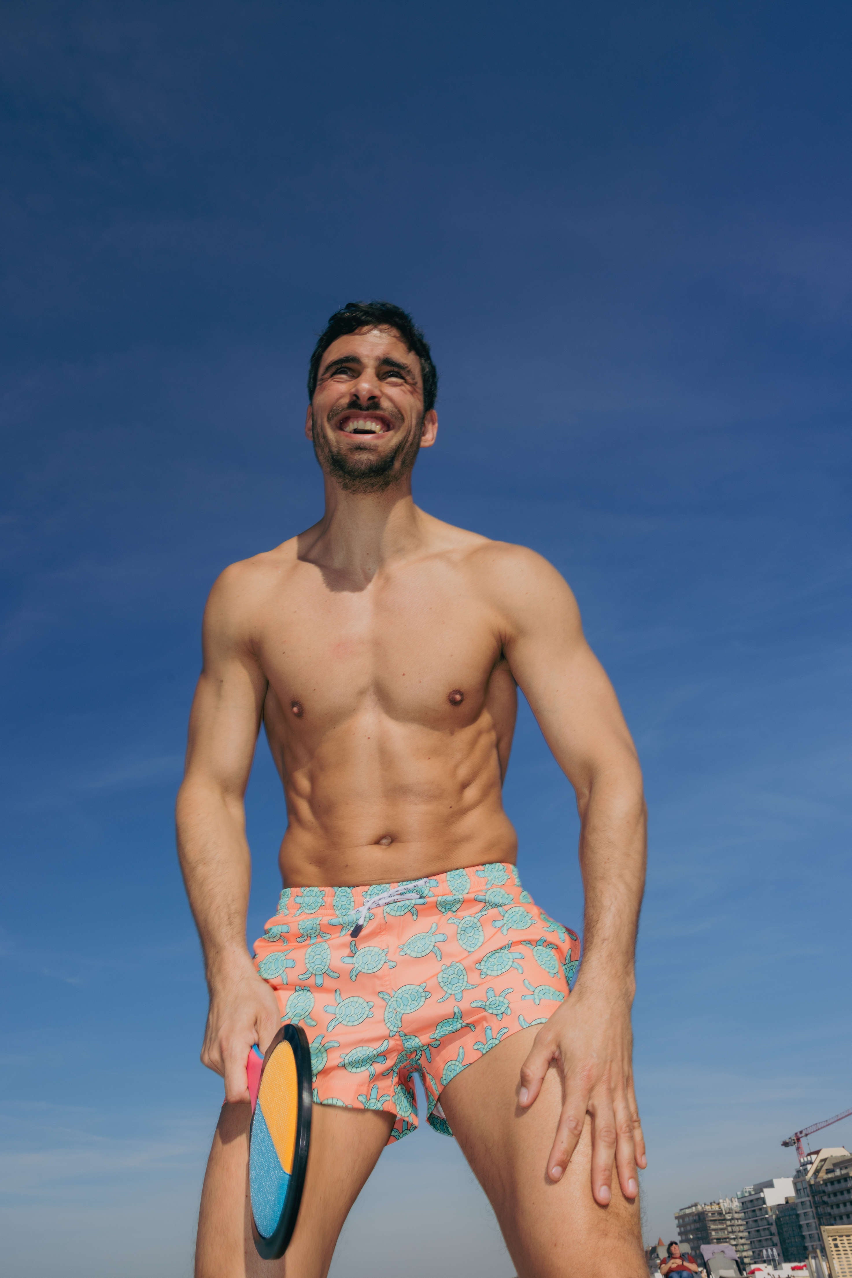 Short de bain Court Orange Tortue