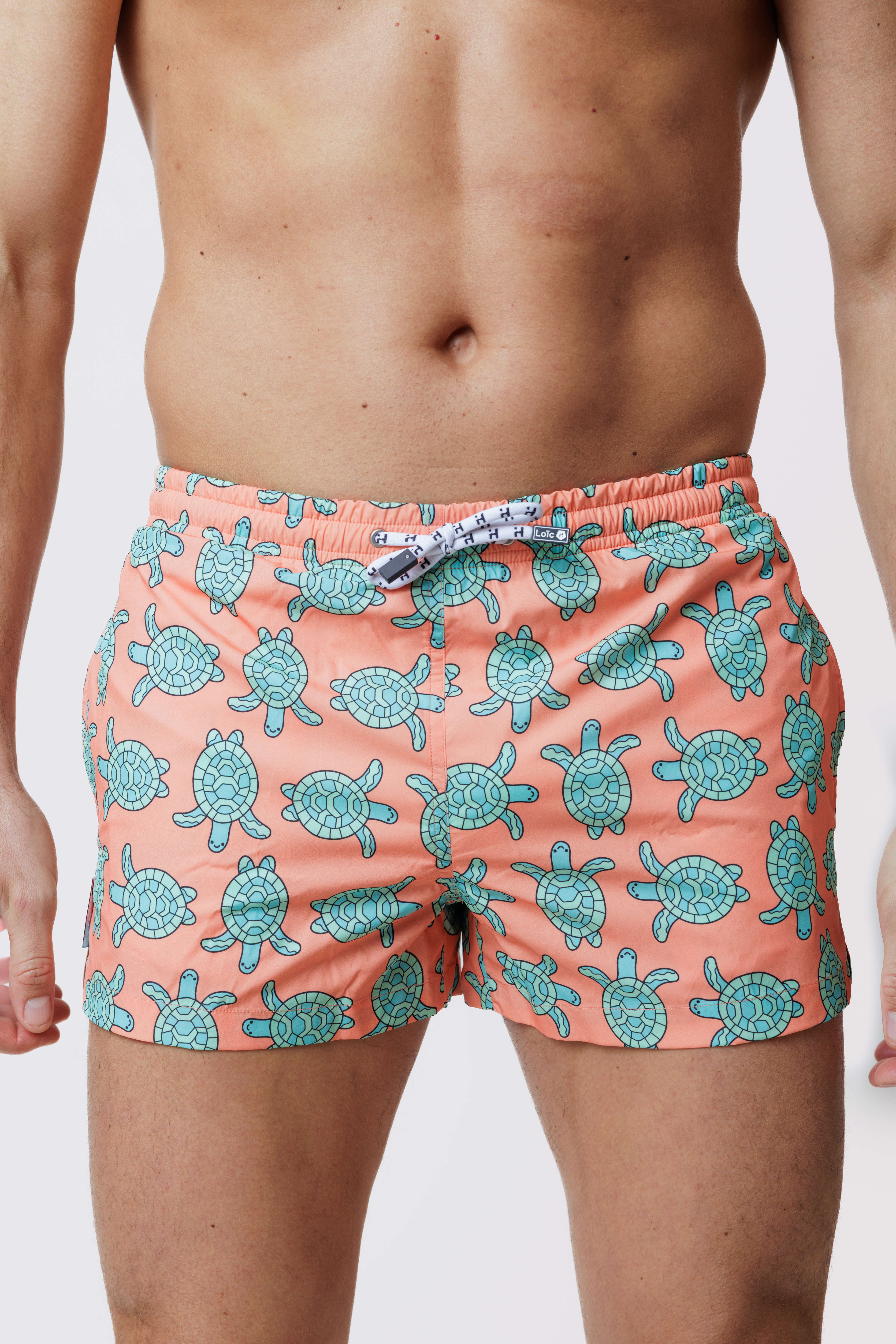 Short de bain Court Orange Tortue
