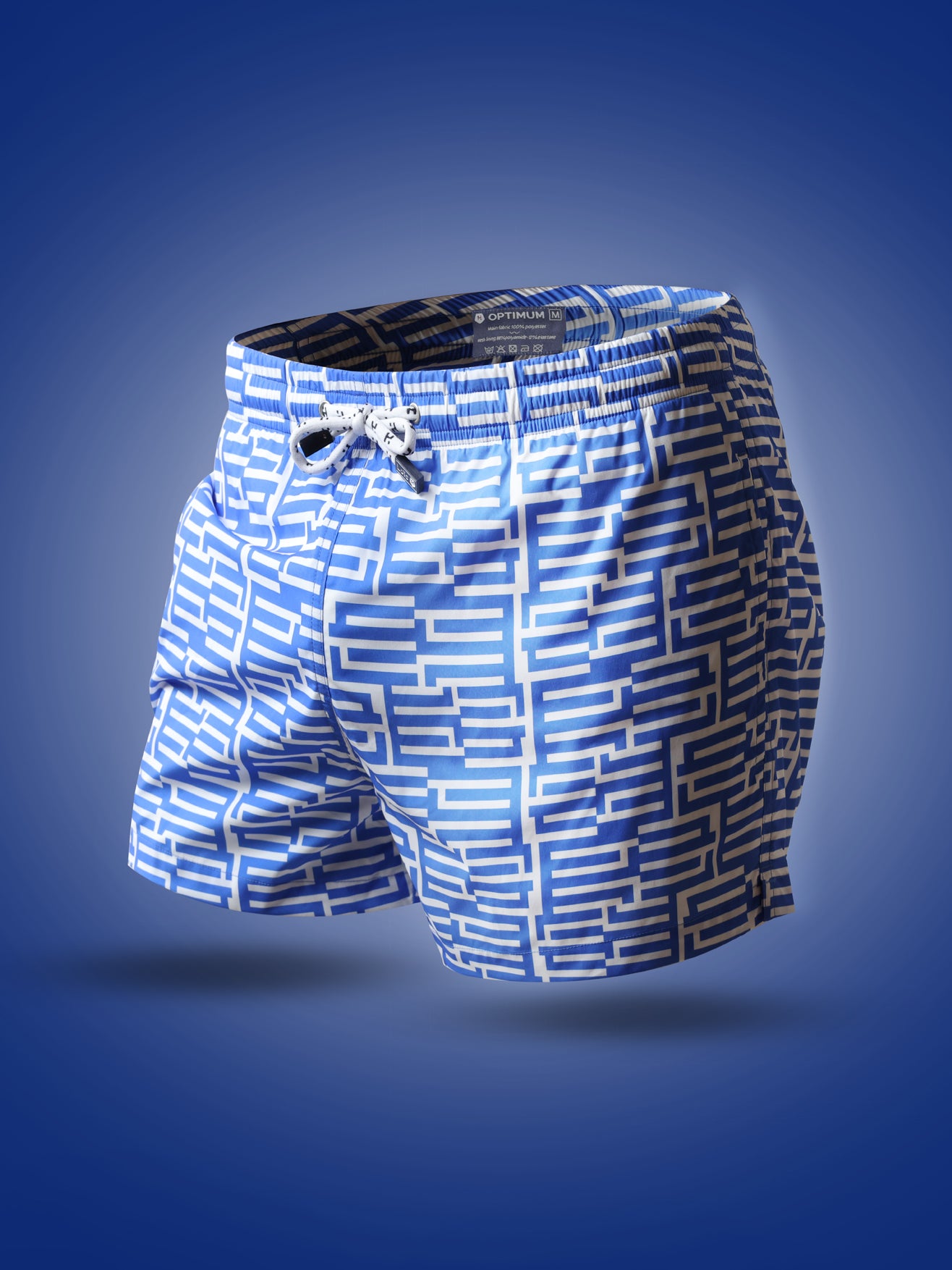 Short de bain Court Blue Stripes