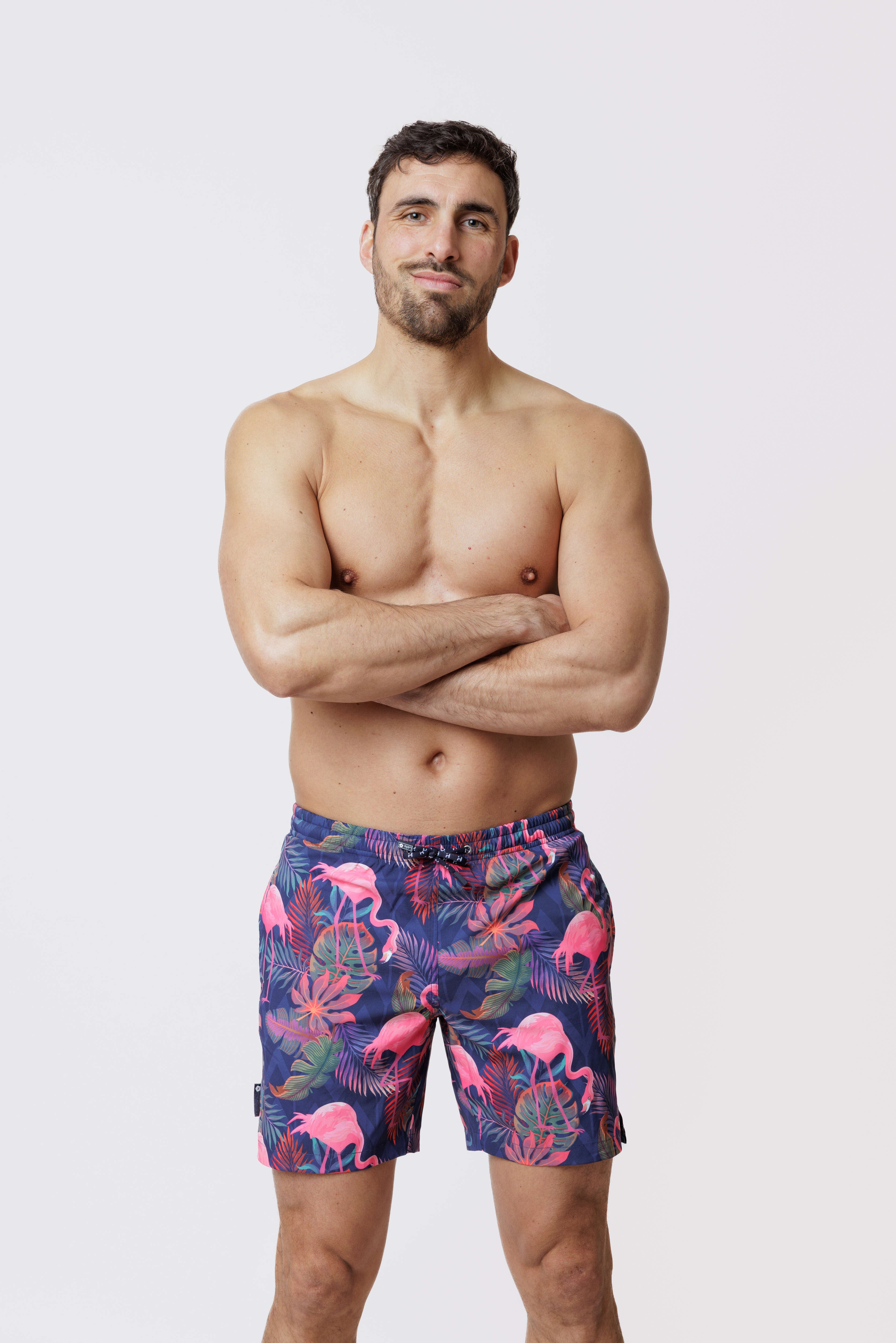 Short de bain Long Extensible Exotic