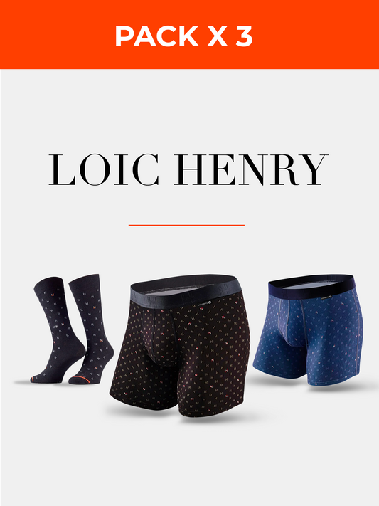 Chaussettes multicolore taille 43/46 Loïc Henry (or5)